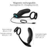 LOVE TO LOVE Dual Pleasure P-Spot Plug and Cock Ring Prostate Toys